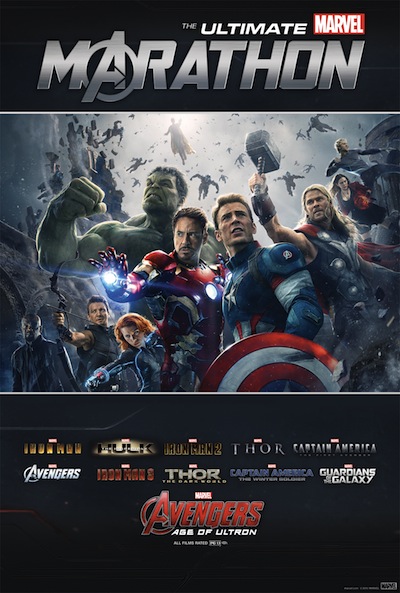 Marvel Marathon Poster