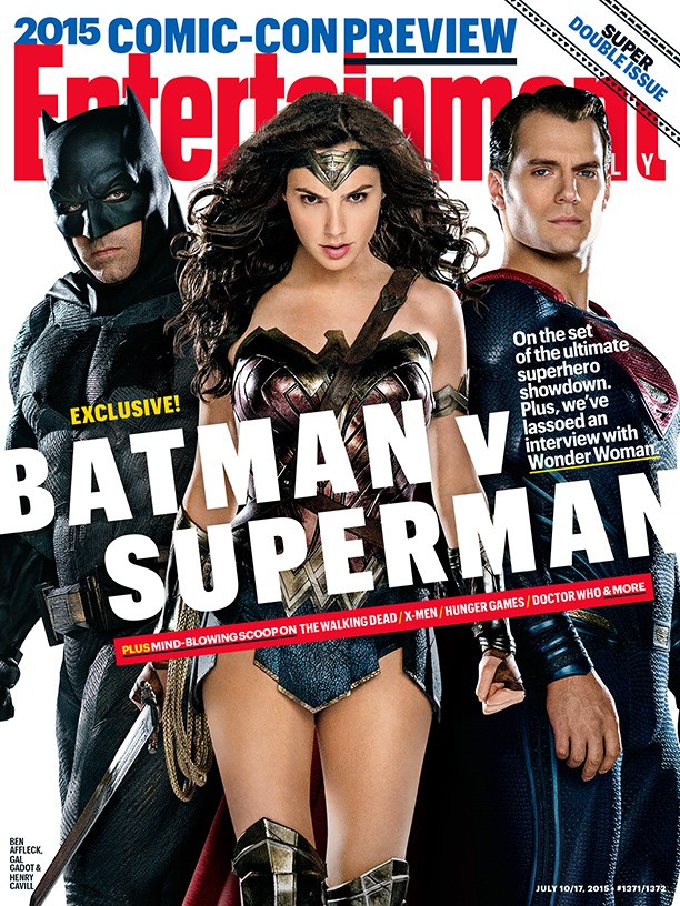 EW's BATMAN v SUPERMAN cover 