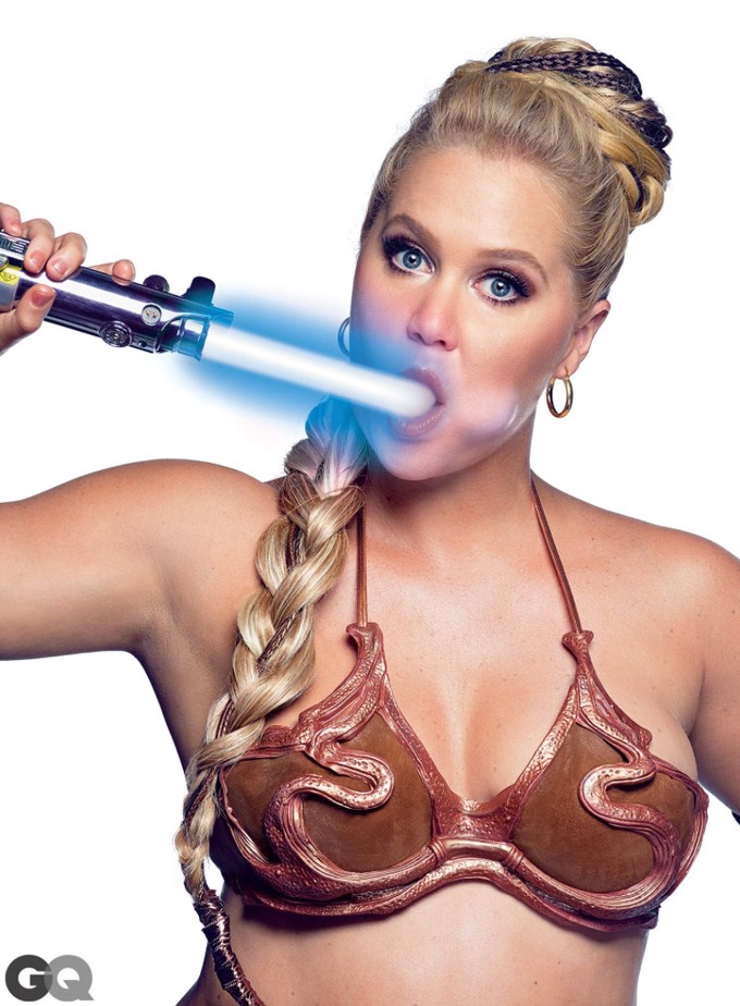 Amy Schumer Sexy - Wanna See Amy Schumer's STAR WARS Pics For GQ?? Probably Not, But Here They  Are Anywayâ€¦