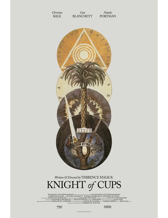 KNIGHT OF CUPS poster 