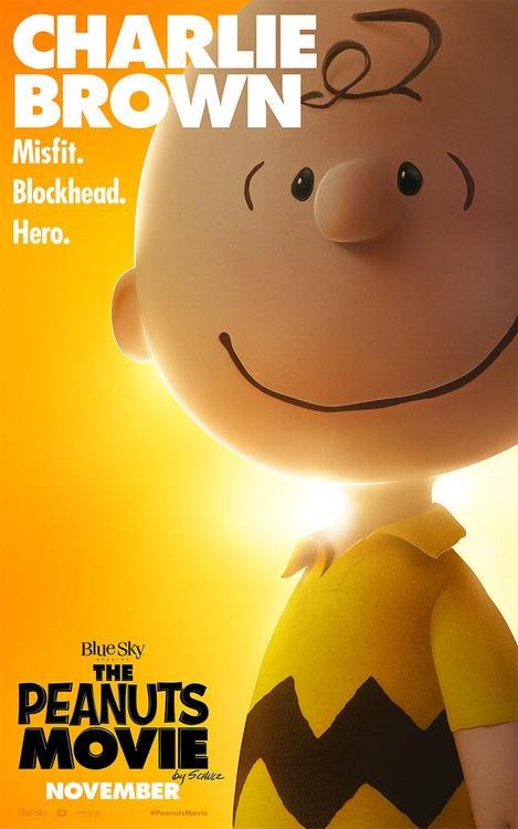 PEANUTS MOVIE character poster - Charlie Brown 