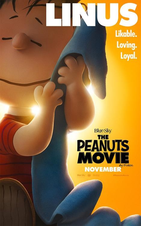 PEANUTS MOVIE character poster - Linus 