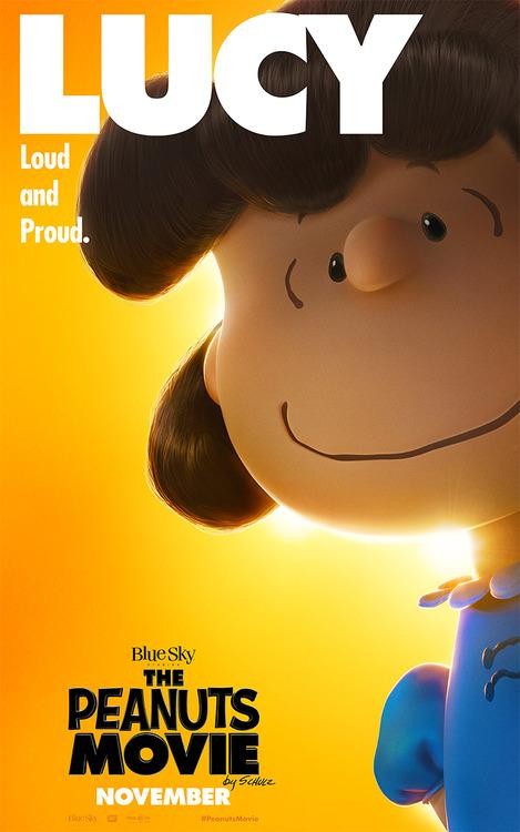 PEANUTS MOVIE character poster- Lucy 