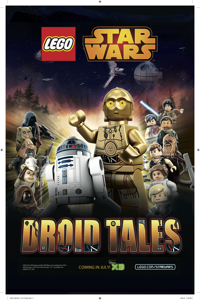 STAR WARS LEGO poster 