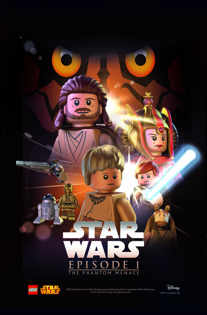 STAR WARS LEGO poster 