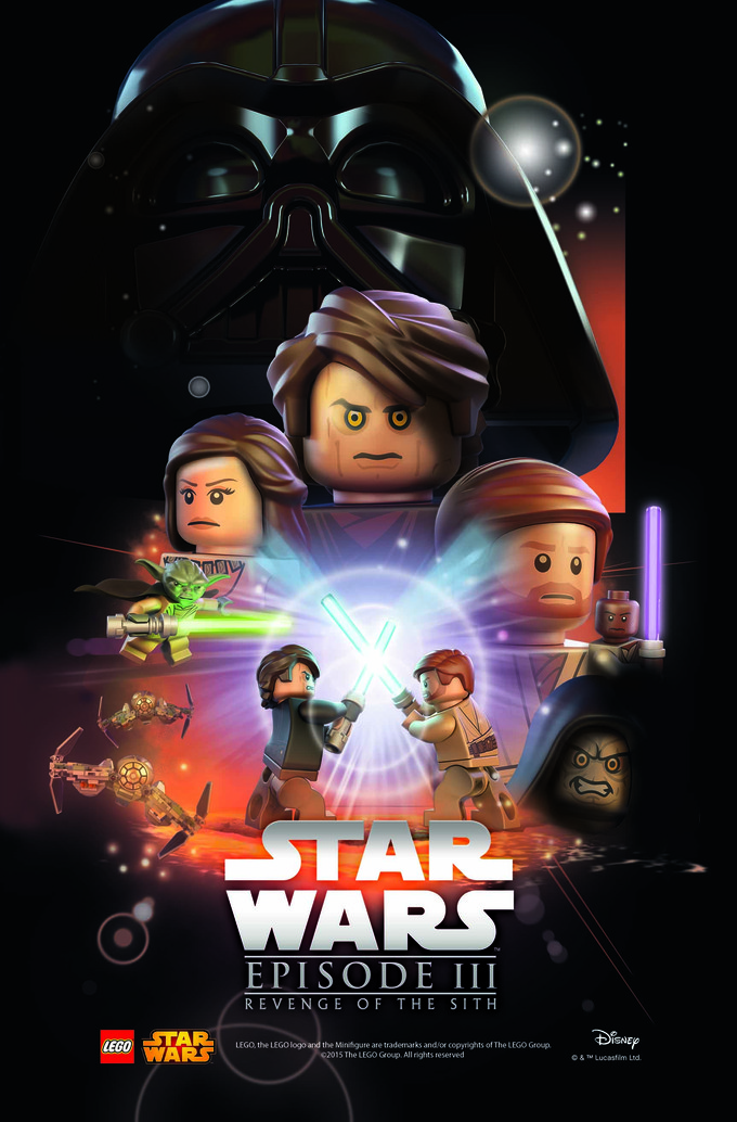 STAR WARS LEGO poster 