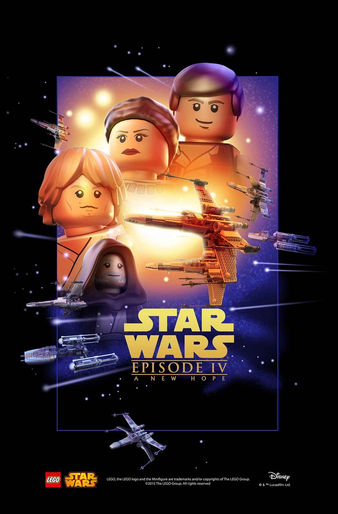 STAR WARS LEGO poster 