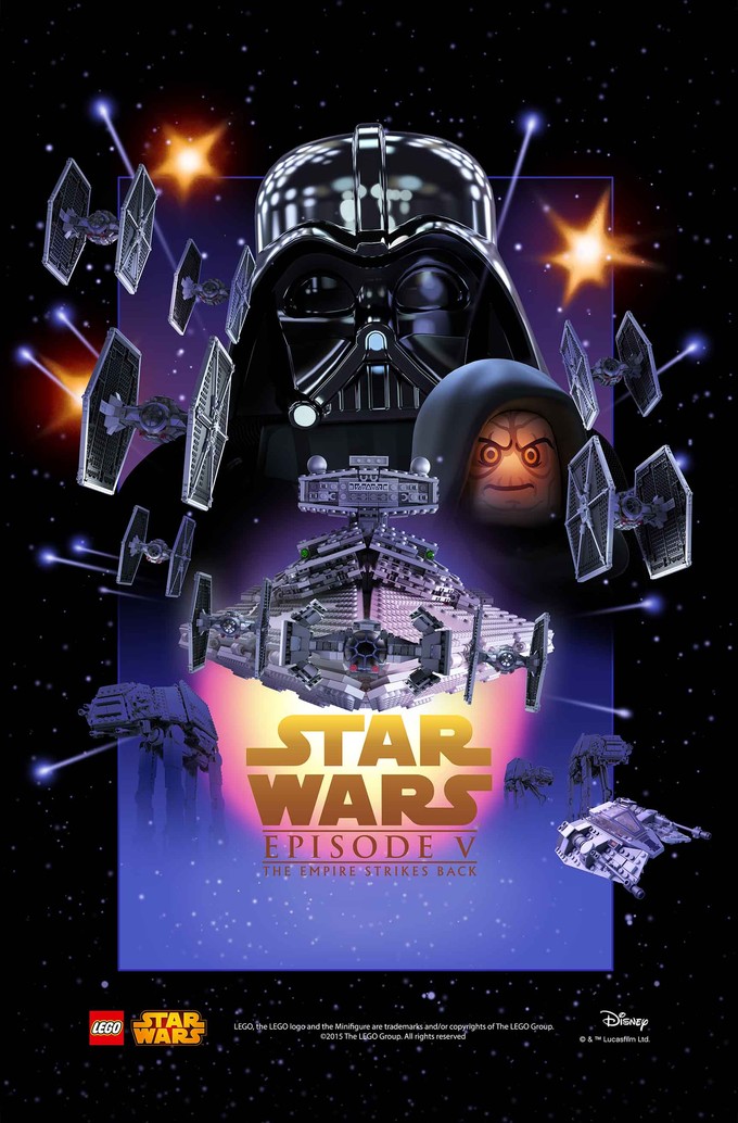 STAR WARS LEGO poster 