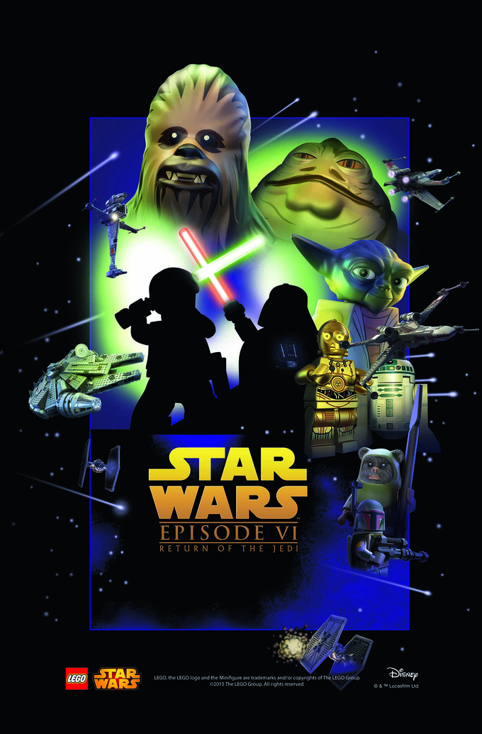 STAR WARS LEGO poster 