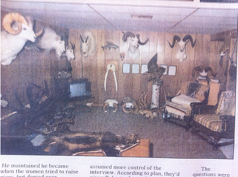 FROZEN GROUND reference. The actual basement of serial killer Robert Hansen. 