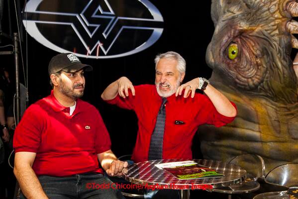 Shannon on STAN WINSTON SCHOOL'S "Monster Show" with producer/director Sultan Saeed Al Darmaki.