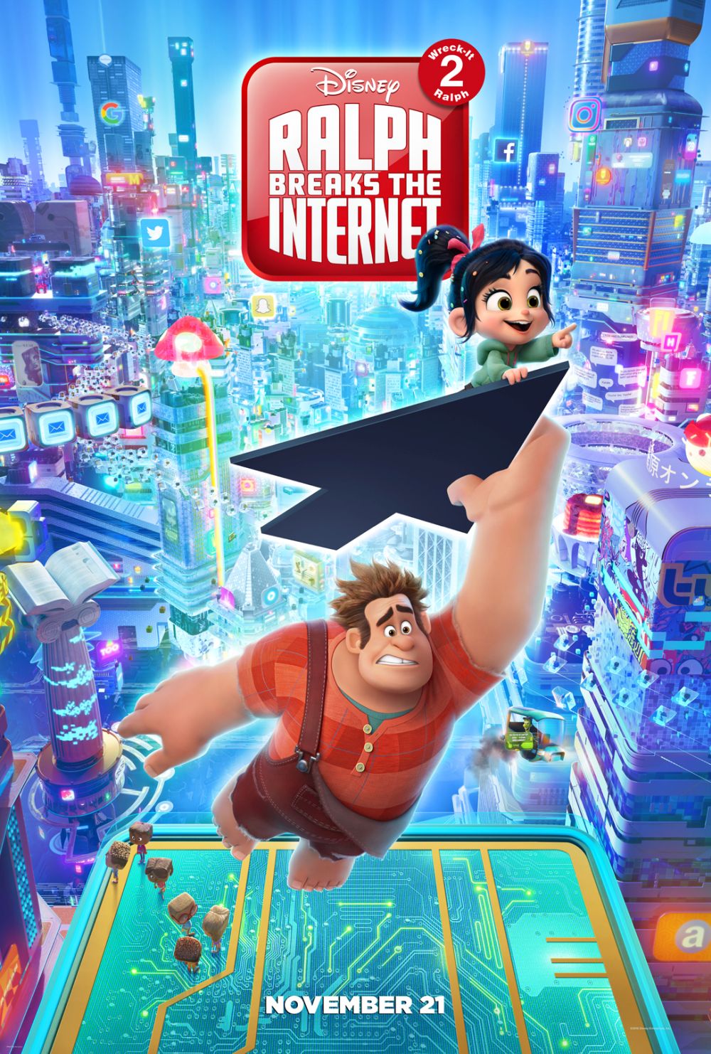 WiFi Ralph ganha trailer repleto de surpresas e participações. Confira!