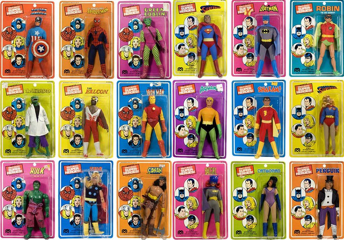 mego superheroes