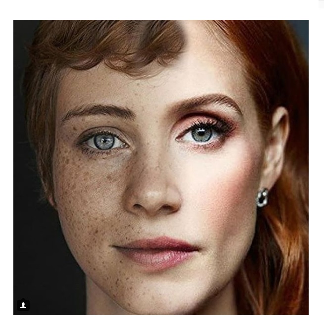 Sophia Lillis and Jessica Chastain as Beverly Marsh in IT: CHAPTER 2