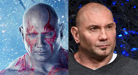 Dave Bautista as Drax, GUARDIANS OF THE GALAXY