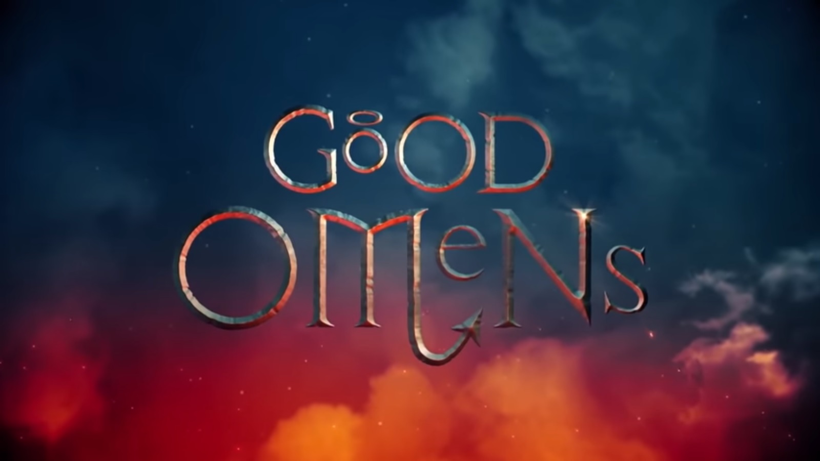 "Good Omens" title card