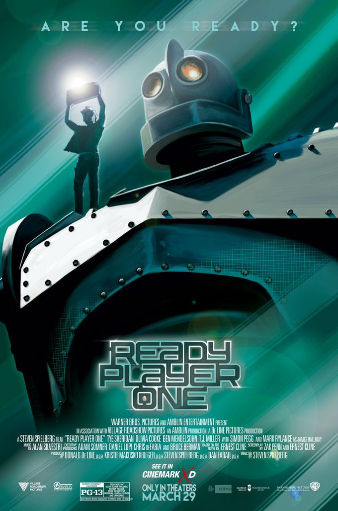 Are these Ready Player One posters supposed to be cool or