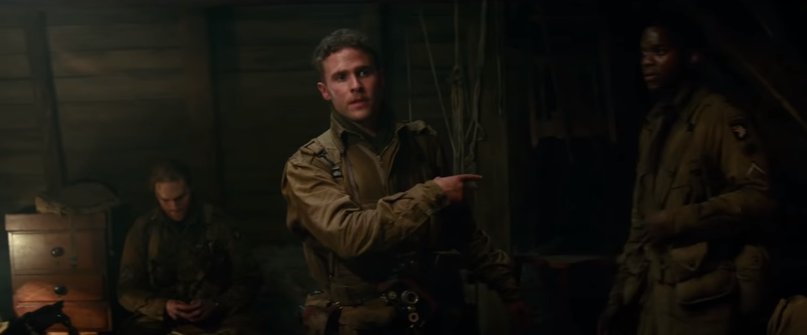 Jovsn Adepo, Wyatt Russell, and Ian De Caestecker in OVERLORD