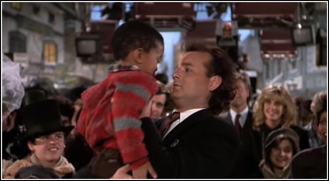 Bill Murray in Scrooged