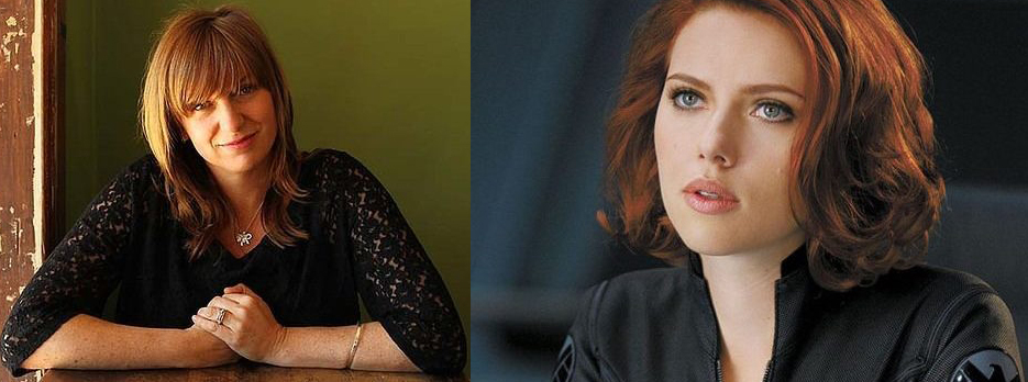 Cate Shortland and Scarlett Johansson of BLACK WIDOW