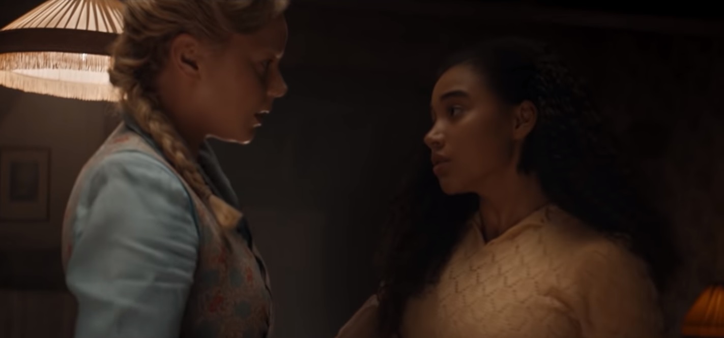 Abbie Cornish and Amandla Stenberg in WHERE HANDS TOUCH
