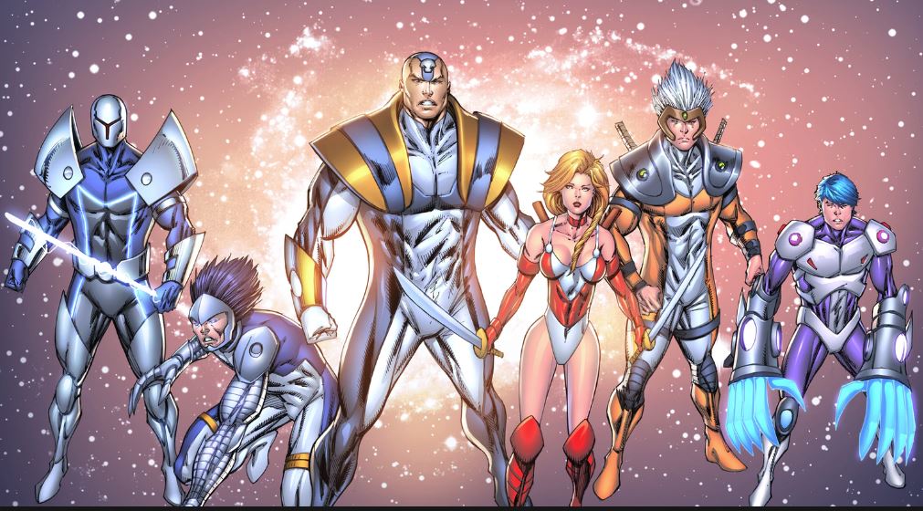 Pouches and shoulder pads for everyone! Rob Liefeld teams up with Netflix!