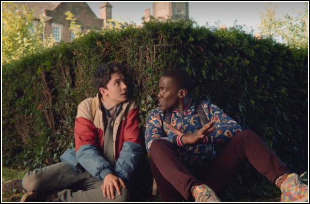 Asa Butterfield and Ncuti Gatwa in SEX EDUCATION