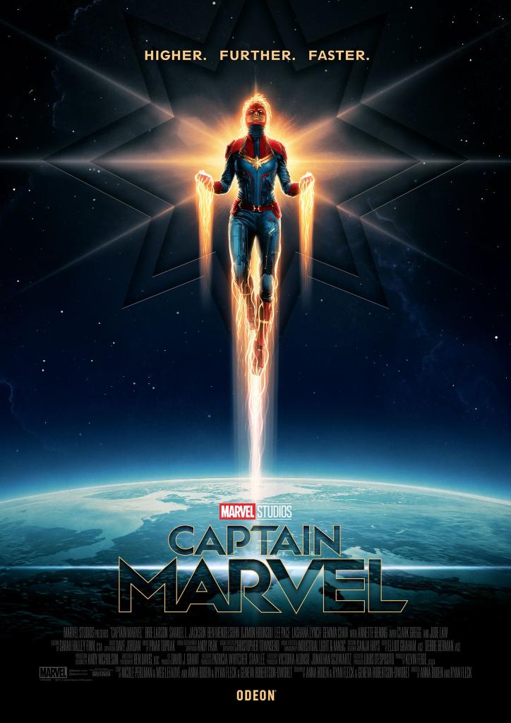 CApt MArvel Higher Further Faster poster