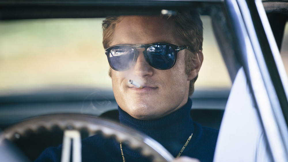 Travis Fimmel as Harry Barber in "Finding Steve McQueen"