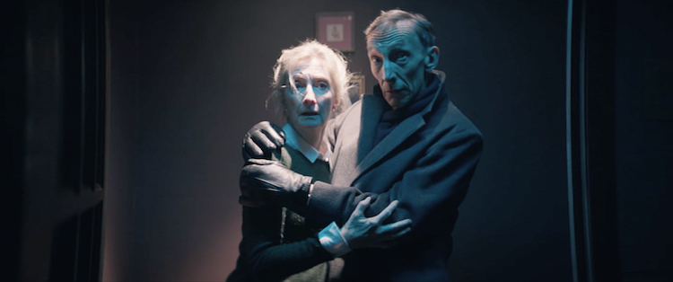 (L-R) Sheila McCarthy and Julian Richings in ANYTHING FOR JACKSON