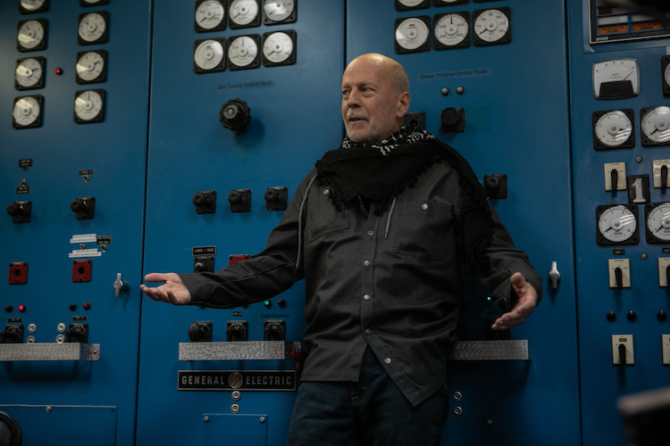 Bruce Willis as Ron in the action film, DEADLOCK, a Saban Films release. Photo courtesy of Saban Films.