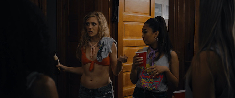 (L-R) Lindsay LaVanchy as Ellery Scott and Shireen Lai as Shayleen Zhou in the horror / thriller “INITIATION,” a Saban Films release. Photo Courtesy of Saban Films.