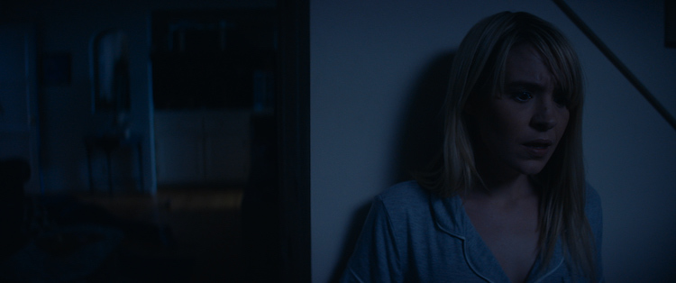 Still from LUCKY, starring Brea Grant as May