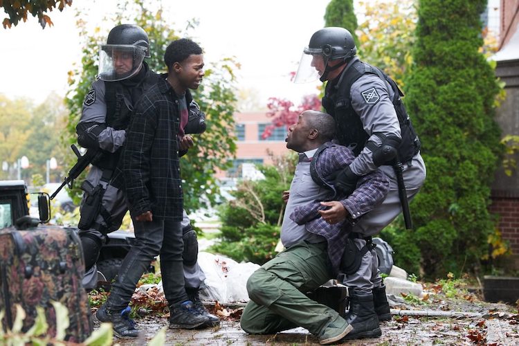 Tavaree Daniel-Simms as Trey in the Sci-Fi/Drama/Thriller film, “NIGHT RAIDERS,” a Samuel Goldwyn Films release. Photo courtesy of Samuel Goldwyn Films.