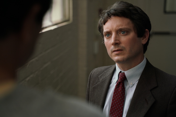 Elijah Wood as Bill Hagmaier in the drama/thriller, NO MAN OF GOD , an RLJE Films release. Photo courtesy of RLJE Films