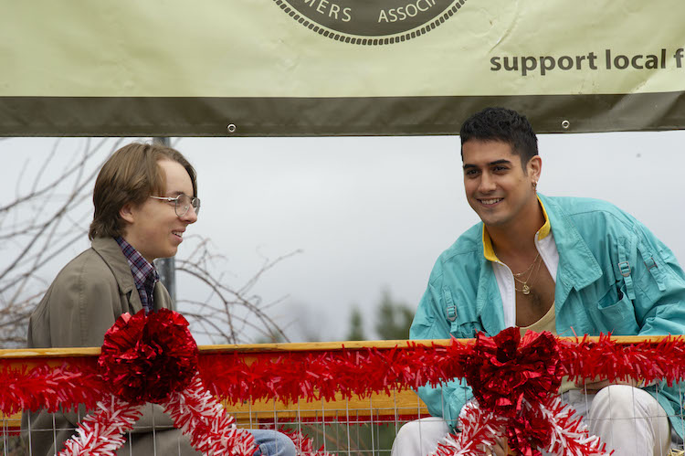 [L-R] Ed Oxenbould as Tim and Avan Jogia as Stéphane in the comedy THE EXCHANGE,  a Quiver Distribution release. Photo courtesy of Quiver Distribution .