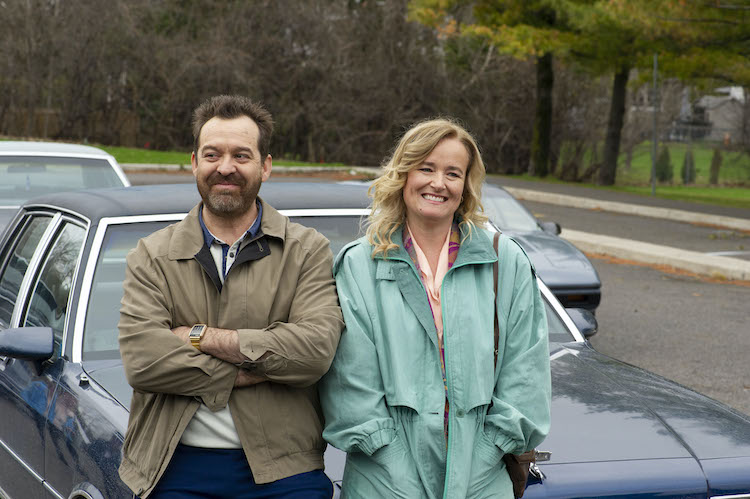 [L-R] Paul Braunstein as Glenn and Jennifer Irwin as Sheila in the comedy THE EXCHANGE,  a Quiver Distribution release. Photo courtesy of Quiver Distribution .