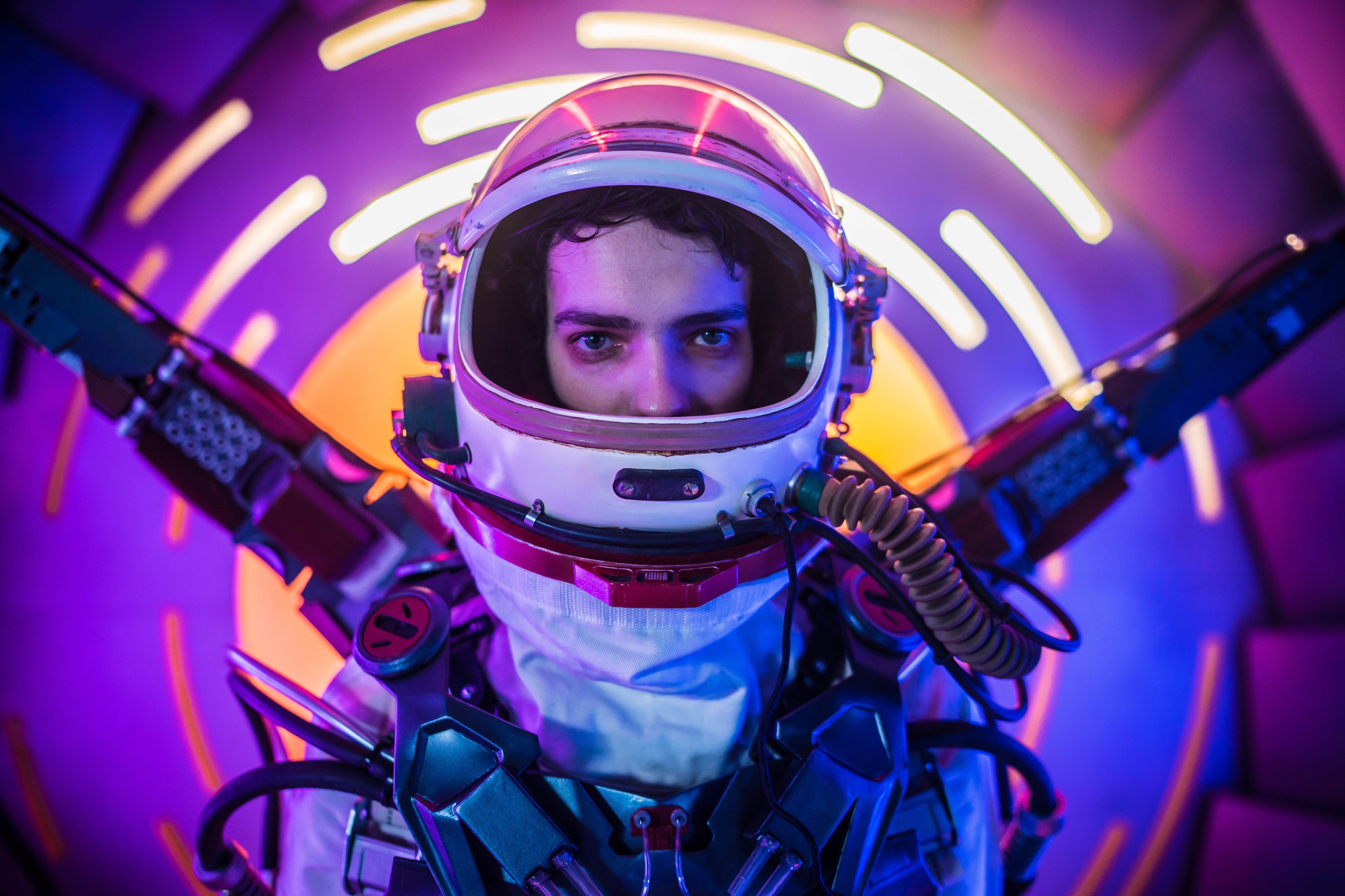 Kodi Smit - McP hee as Ethan Whyte in the sci - fi thriller, 2067 , an RLJ E Films release. Photo courtesy of RLJ E Films