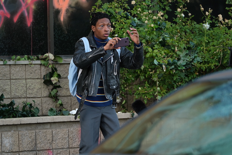 Skylan Brooks as Hamster in the action/thriller film, ARCHENEMY , a RLJE Films release. Photo Courtesy of RLJE Films