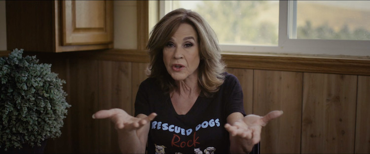 Linda Blair in the documentary/horror series CURSED FILMS, a Shudder/RLJE Films release. Photo courtesy of Shudder/RLJE Films