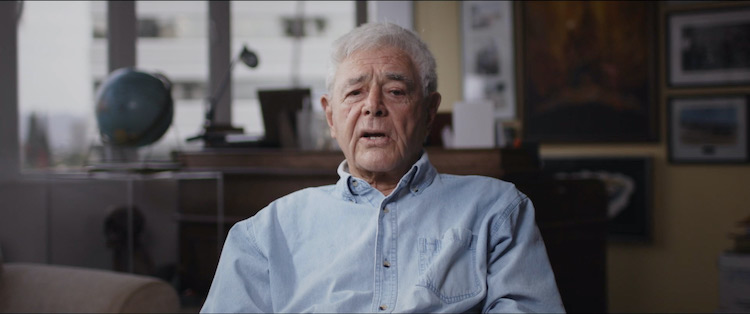 Richard Donner in the documentary/horror series CURSED FILMS, a Shudder/RLJE Films release. Photo courtesy of Shudder/RLJE Films