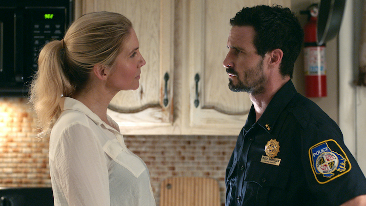 (L - R) Elizabeth Mitchell and James Ransone in WHAT WE FOUND