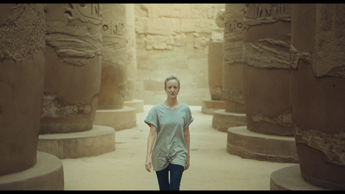 Andrea Riseborough as Hana in the drama/romance film LUXOR , a Samuel Goldwyn Films release. Photo courtesy of Samuel Goldwyn Film