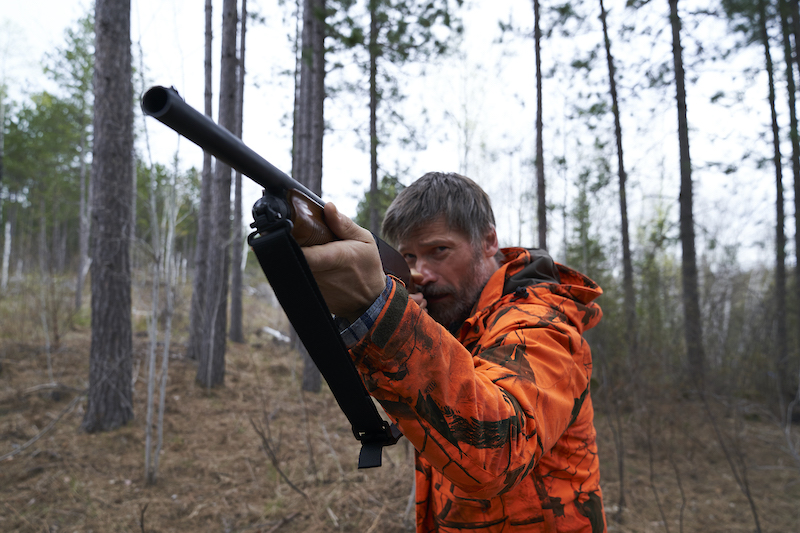 Nikolaj Coster-Waldau as Rayburn Swanson in the thriller, THE SILENCING, a Saban Films release. Photo Courtesy of Saban Films