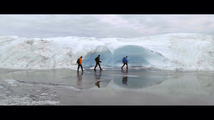 Ice flats in Greenland