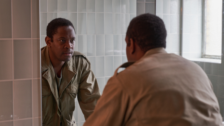 Aml Ameen as Tempest in the action/thriller/drama film, DEAD SHOT a Quiver Distribution release. Photo Courtesy of Anne Binckebanck. 
