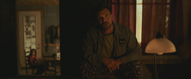 Frank Grillo as Dennis in the thriller, PARADISE HIGHWAY, a Lionsgate release. Photo courtesy of Lionsgate.