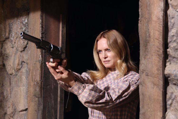 Heather Graham as Pandora in the horror/thriller, PLACE OF BONES, a The Avenue release. Photo courtesy of The Avenue.