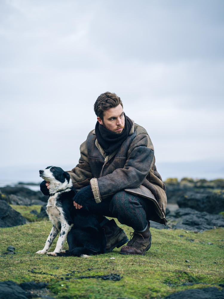 Tom Hughes as Eric Black in the thriller/horror film, SHEPHERD, a Saban Films release. Photo courtesy of Saban Films.