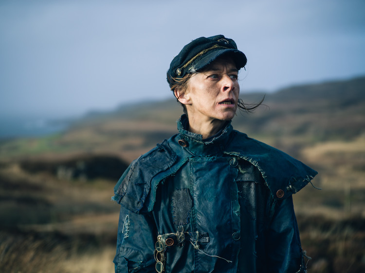 Kate Dickie as Fisher in the thriller/horror film, SHEPHERD, a Saban Films release. Photo courtesy of Saban Films.